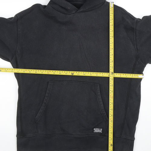 Levi's Men's Black Pullover Hoodie Fleece Regular Fit Size S