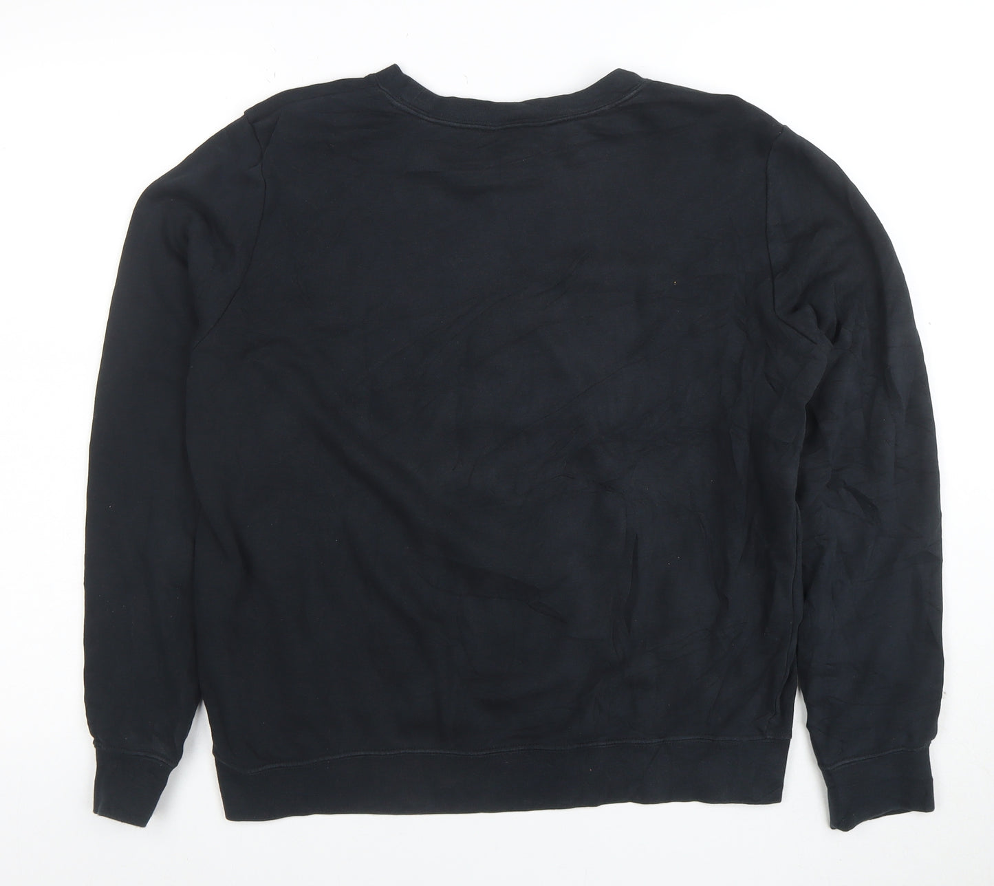 Nike Women’s Black M Pullover Sweatshirt Crew Neck Cotton Blend