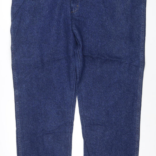 Wrangler Men's Blue Straight Leg Denim Jeans 32W 32L Regular Fit