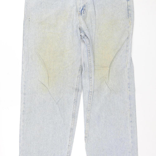 Lee Men's Light Blue Relaxed Fit Straight Jeans Size 34x30