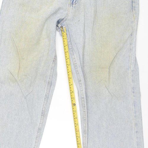 Lee Men's Light Blue Relaxed Fit Straight Jeans Size 34x30