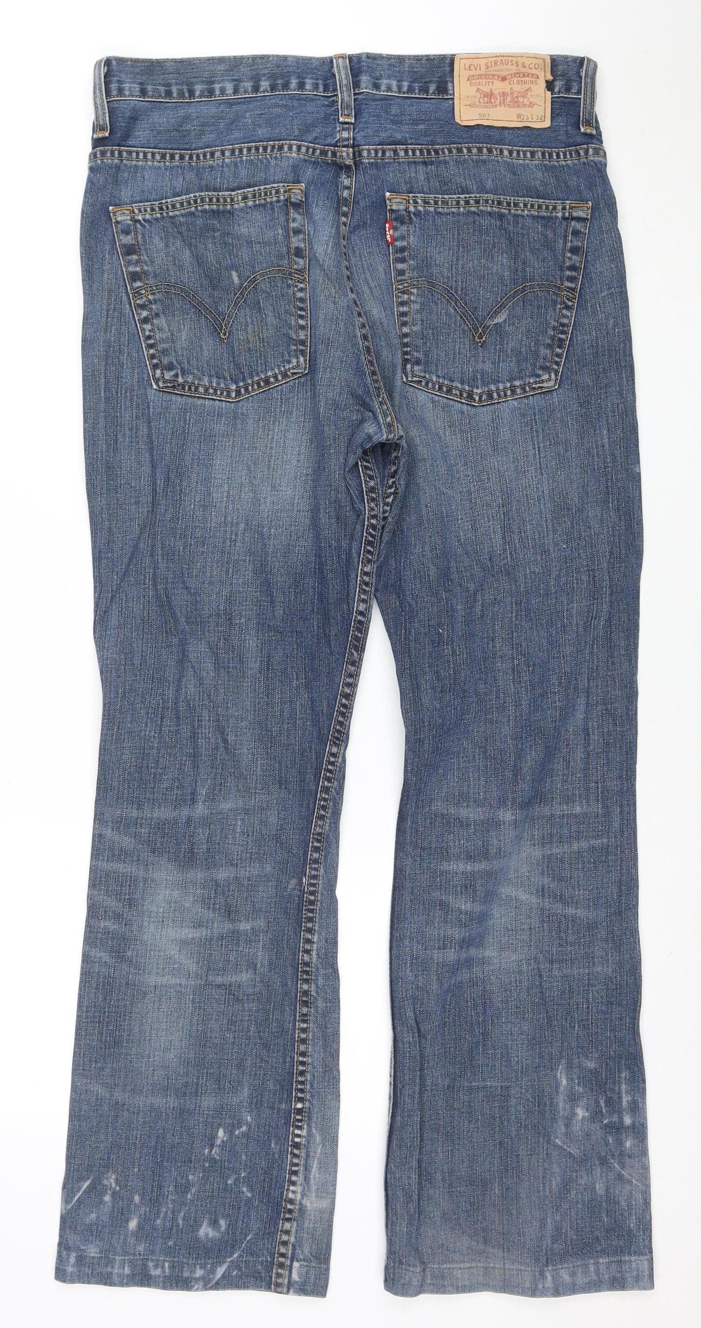 Levi’s 507 Men’s Blue Denim Straight Leg Jeans W33 L32