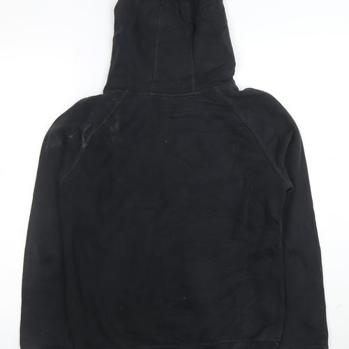 Adidas Originals Women's Black Full Zip Hoodie Size 12 Cotton Blend