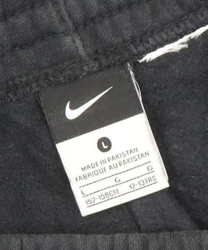 Nike Boys Black 12-13 Years Jogger Activewear Trousers