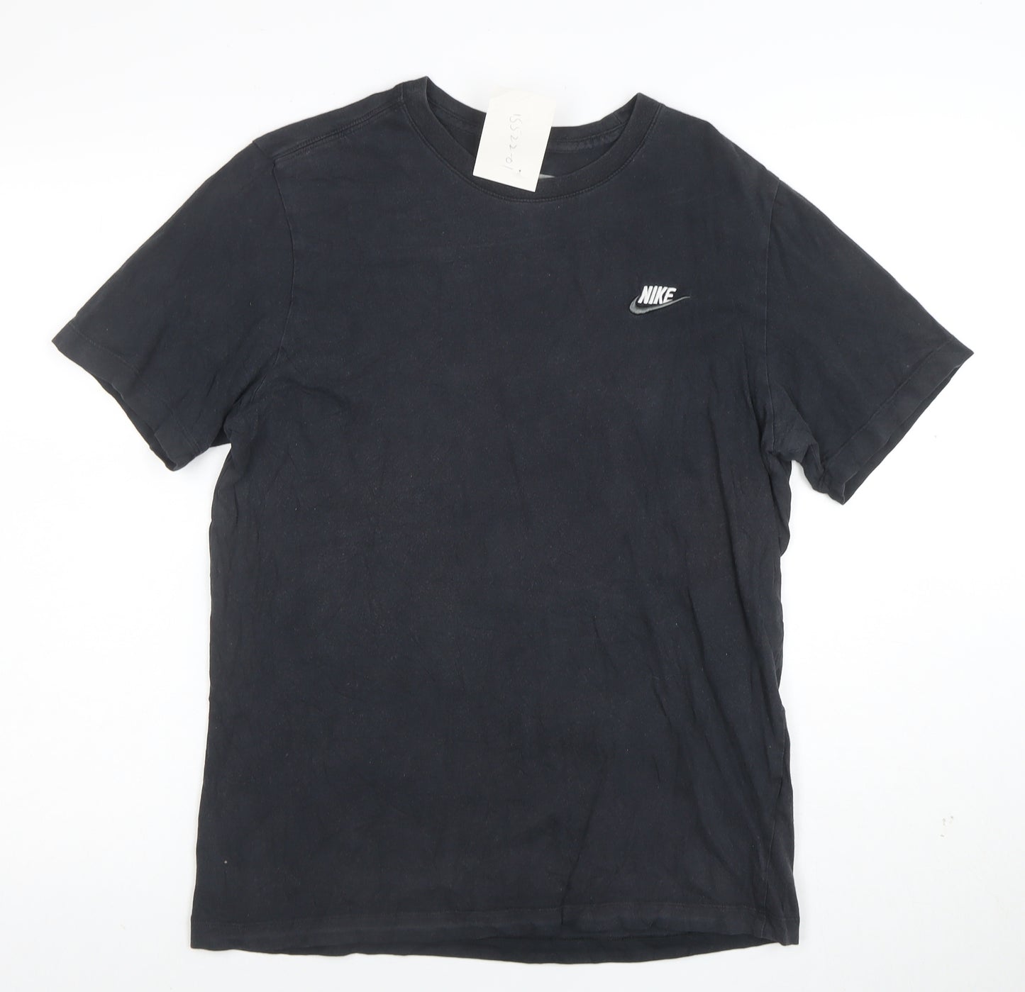 Nike Men's Black Crew Neck Cotton Short Sleeve T-Shirt Size M
