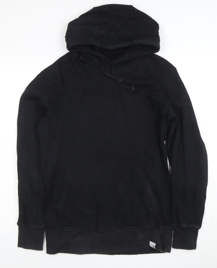 adidas Men's Black Pullover Hoodie S Regular Fit Sportswear