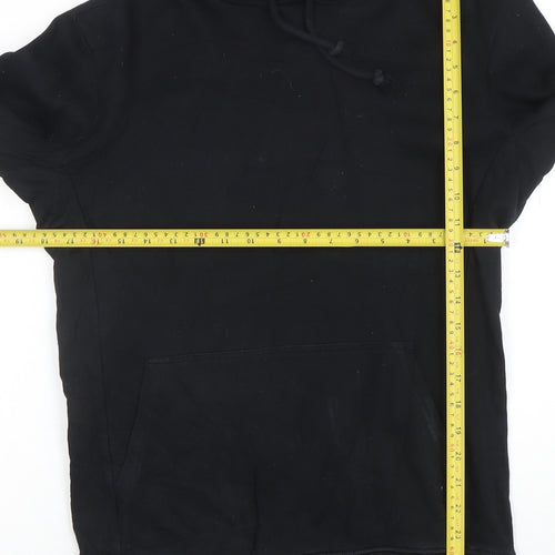 adidas Men's Black Pullover Hoodie S Regular Fit Sportswear