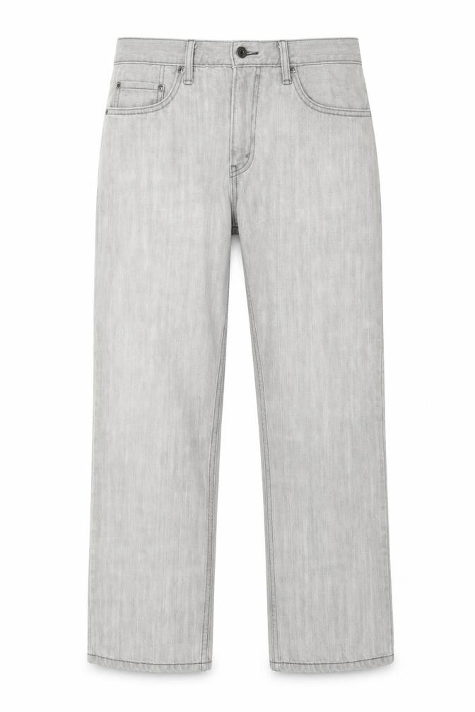 Levi's Men's Grey 514 Slim Straight Denim Jeans 33W x 30L