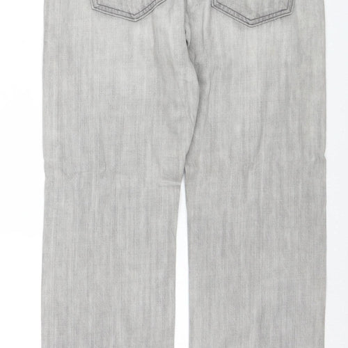 Levi's Men's Grey 514 Slim Straight Denim Jeans 33W x 30L
