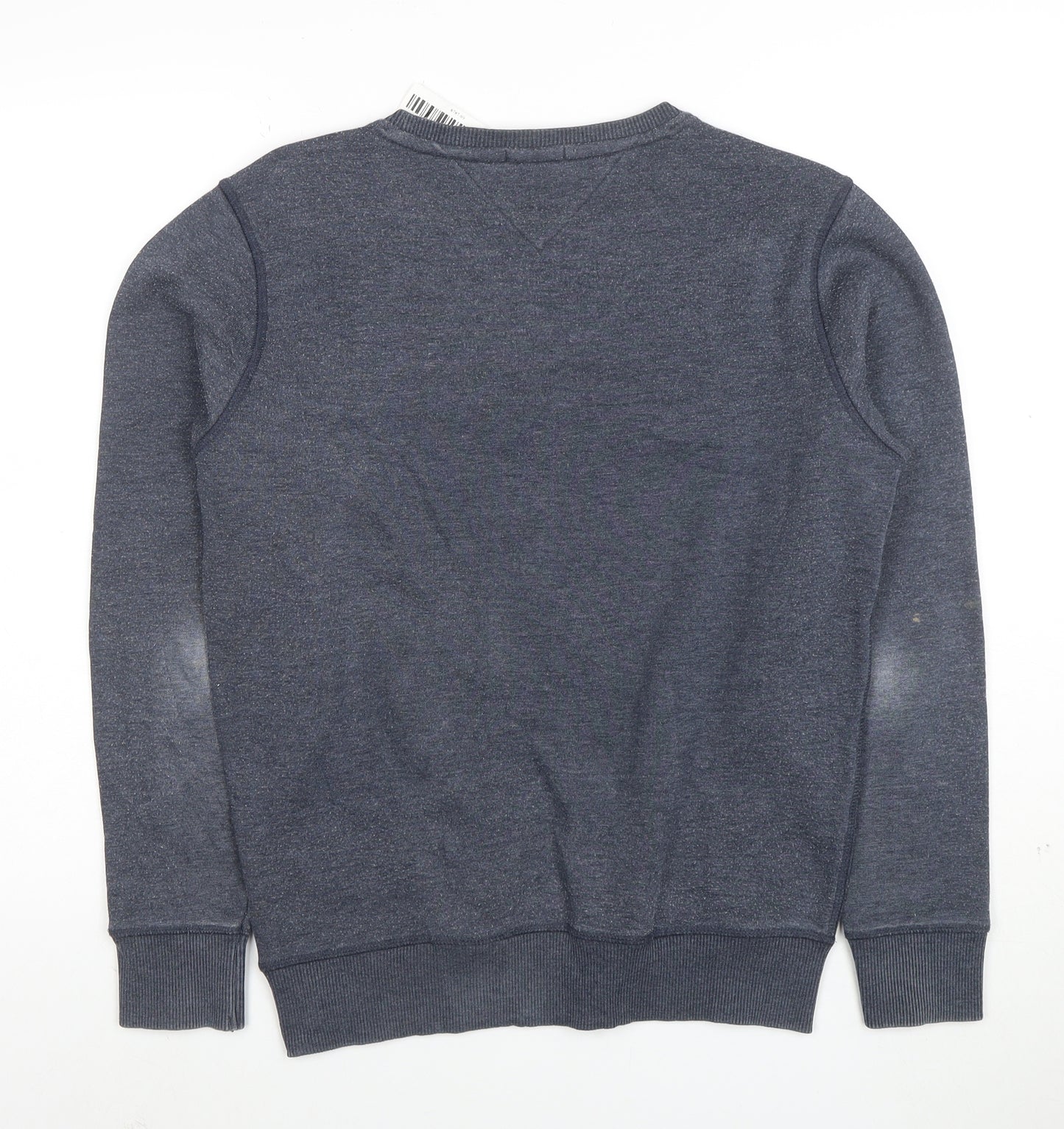 Tommy Jeans Men Blue XS Classic Fit Crew Neck Sweatshirt
