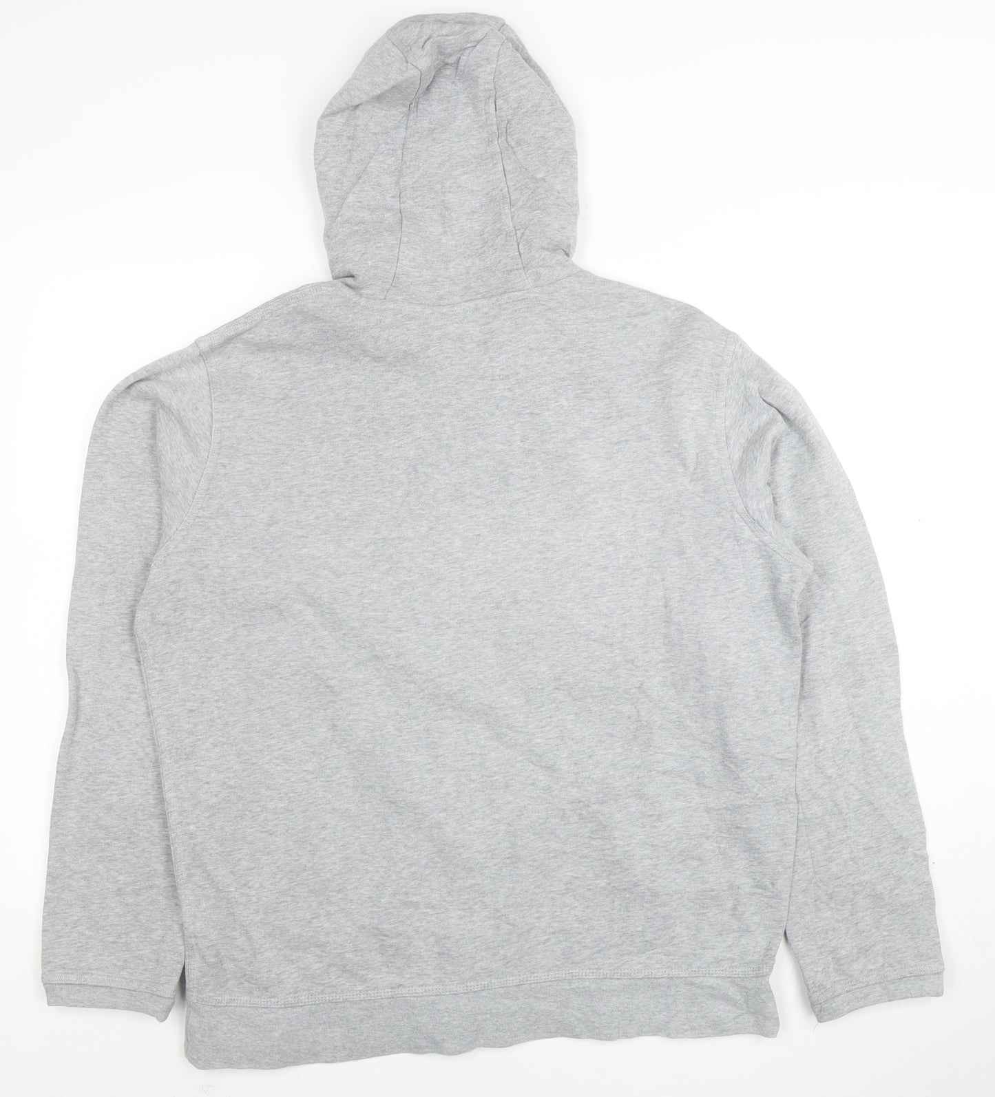 Nike Men's Grey Full Zip Hoodie Size L Regular Fit Sportswear