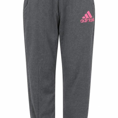 Adidas Womens Grey Jogger Trousers L Cotton Blend Activewear