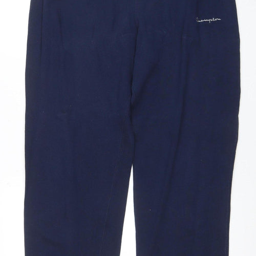 Champion Men Blue 2XL Fleece Sweatpants Regular Fit Activewear