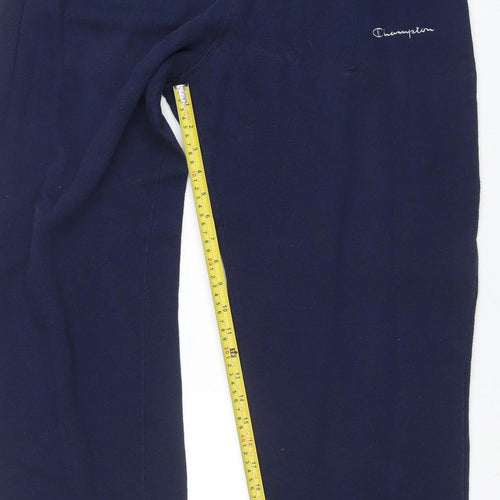 Champion Men Blue 2XL Fleece Sweatpants Regular Fit Activewear