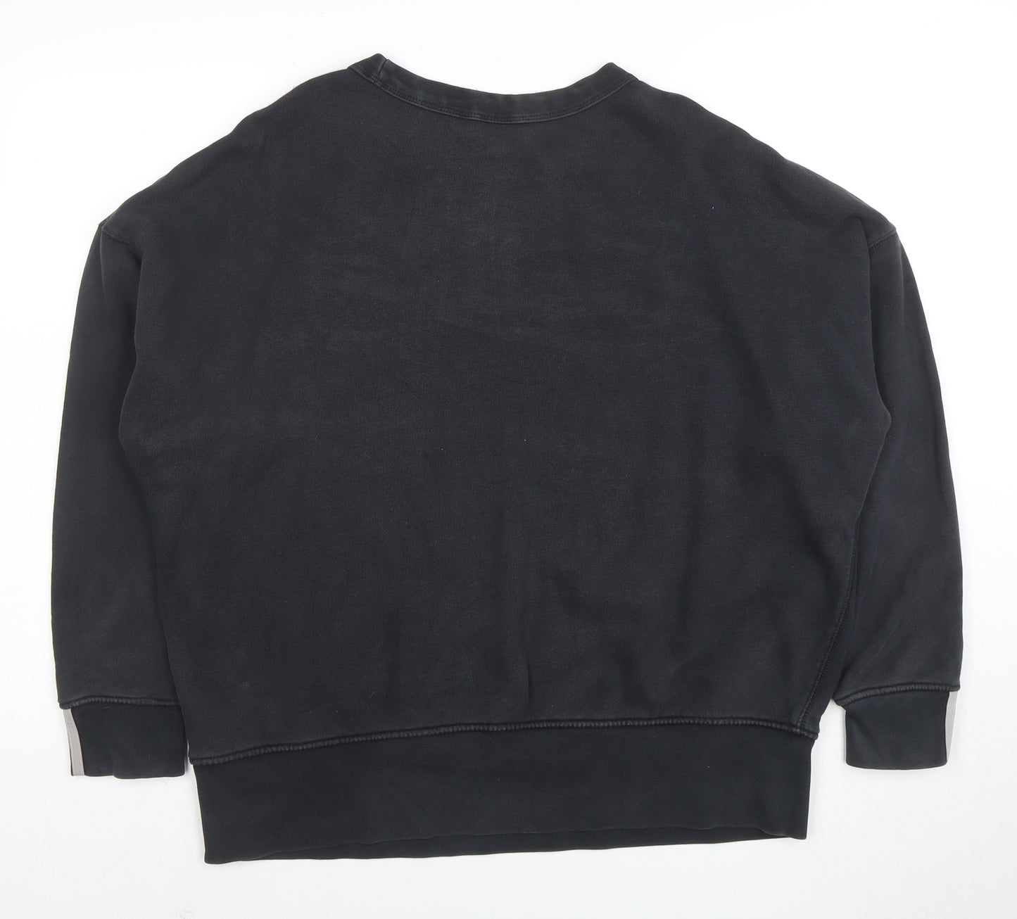 Adidas Originals Black Cotton Crew Neck Sweatshirt Women's XL