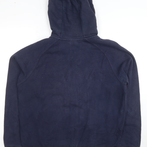Nike Men's Blue Full Zip Hoodie Size L Fleece Sweatshirt