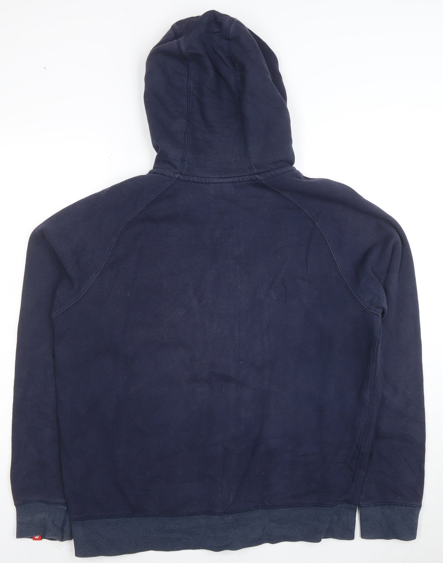 Nike Men's Blue Full Zip Hoodie Size L Fleece Sweatshirt