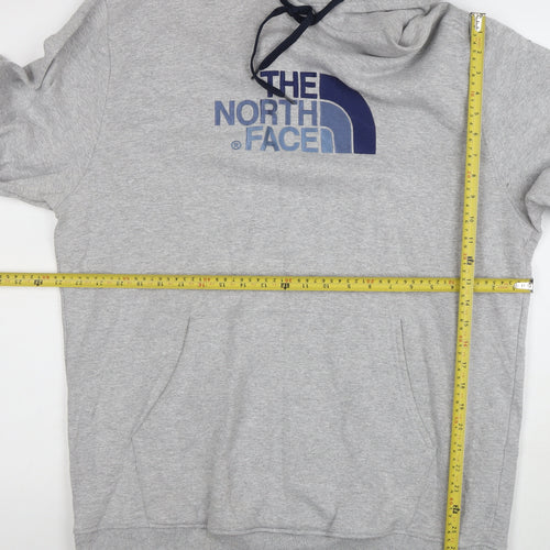 The North Face Men's Grey 2XL Pullover Hoodie Fleece Logo Outdoor