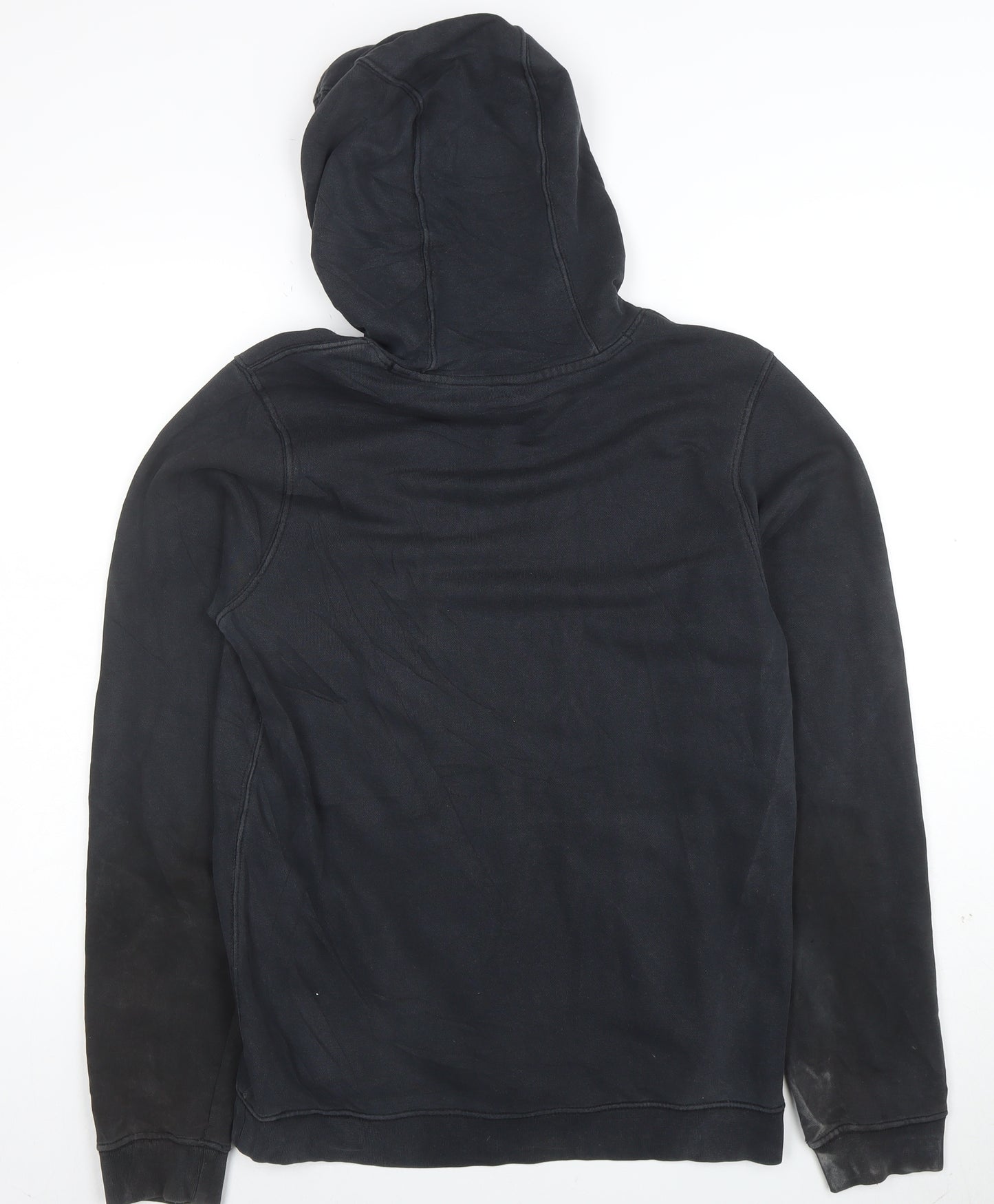 Nike Men's Black Small Pullover Hoodie with Graphic Logo