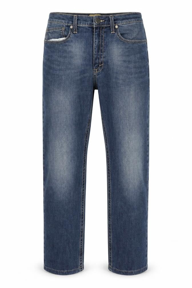 Wrangler 20X Men's Blue Regular Fit Straight Denim Jeans 36x36