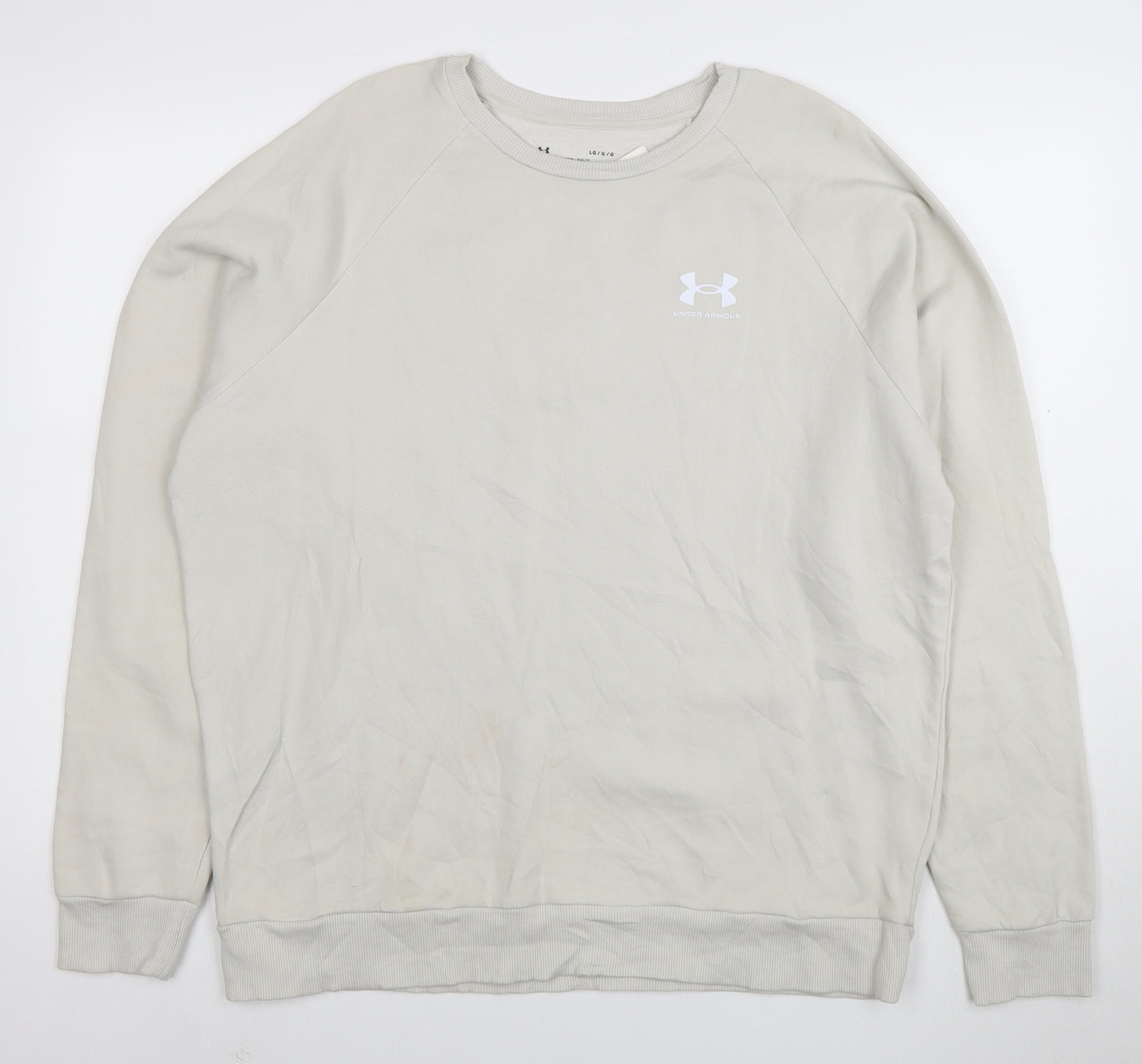 Under Armour Women's Beige Loose Fit Sweatshirt Size L