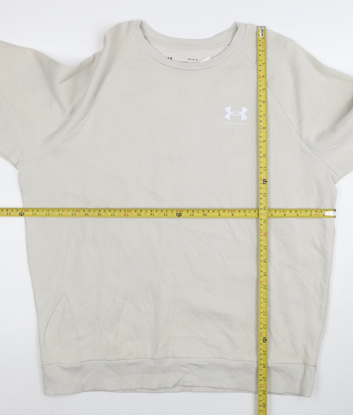 Under Armour Women's Beige Loose Fit Sweatshirt Size L