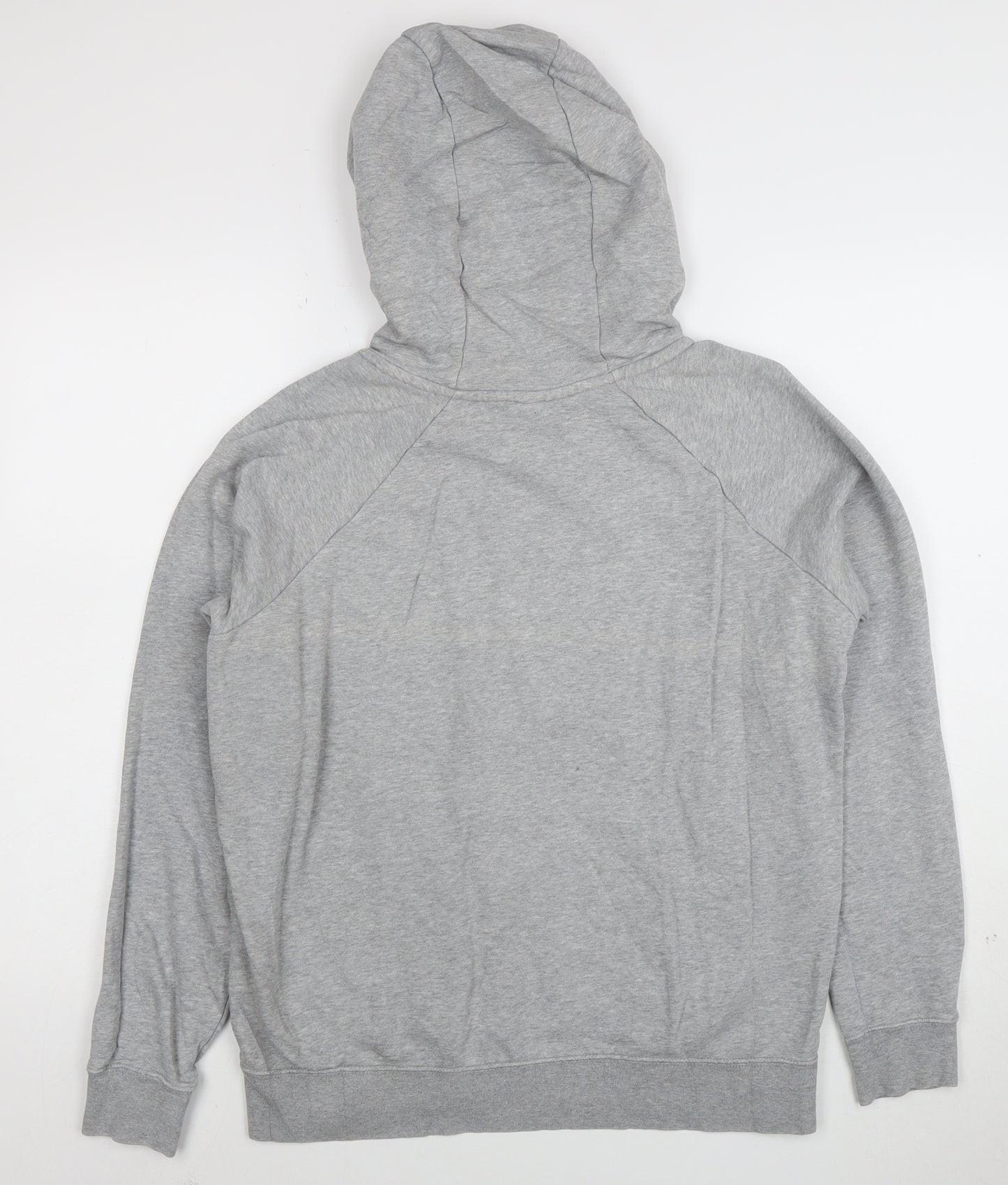 Nike Women's Grey Pullover Hoodie Size M Cotton Blend
