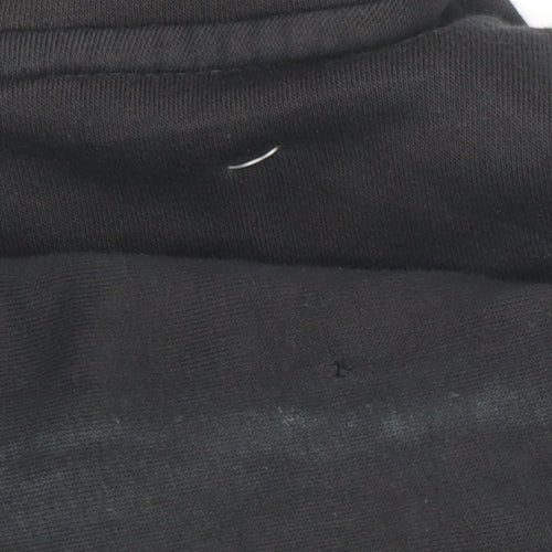 adidas Men's Black Pullover Hoodie L Logo Sportswear