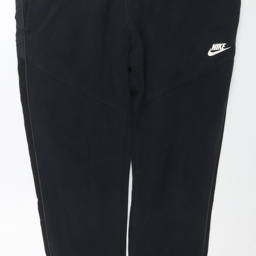 Nike Men's Black XL Jogger Fleece Trousers with Pockets
