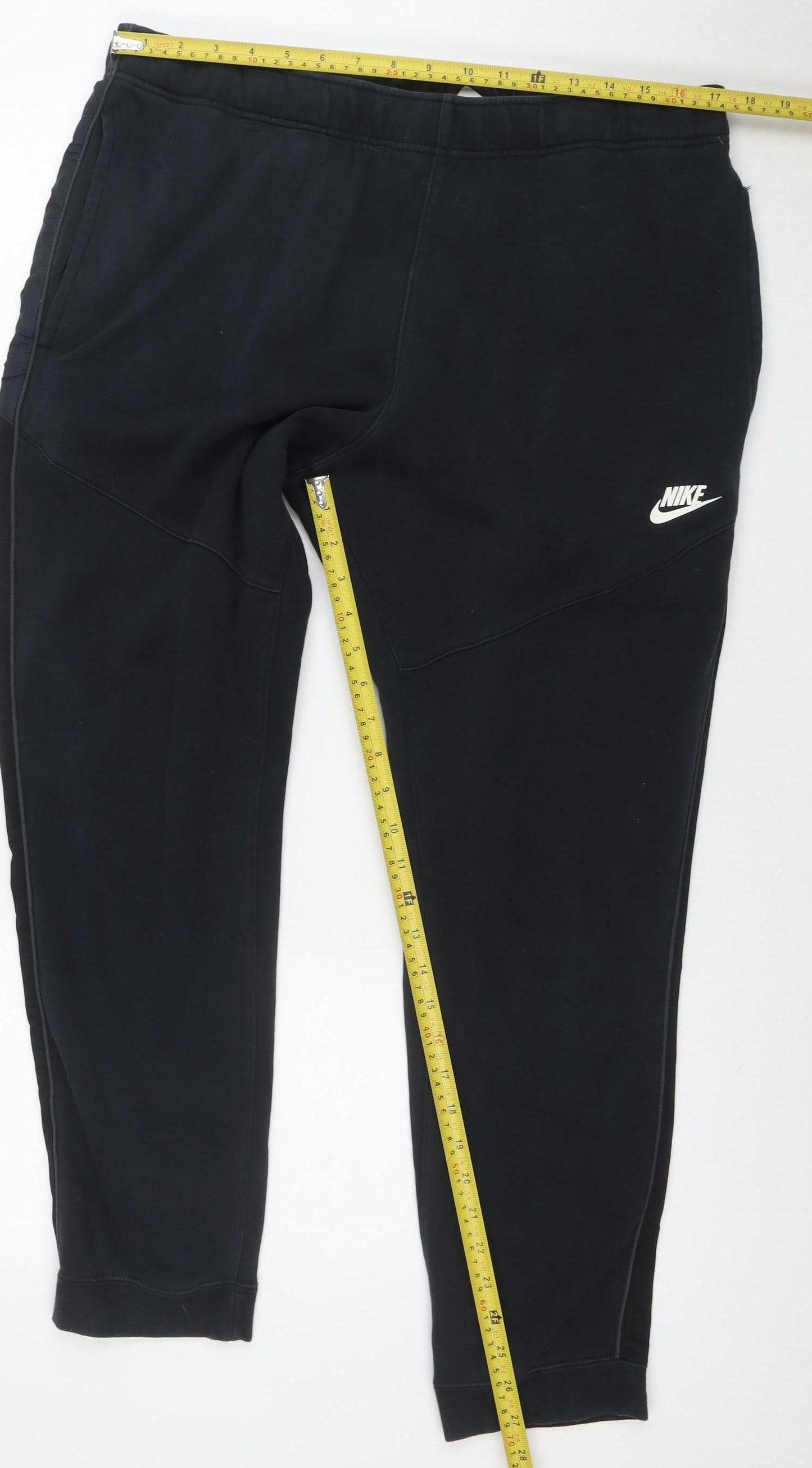 Nike Men's Black XL Jogger Fleece Trousers with Pockets