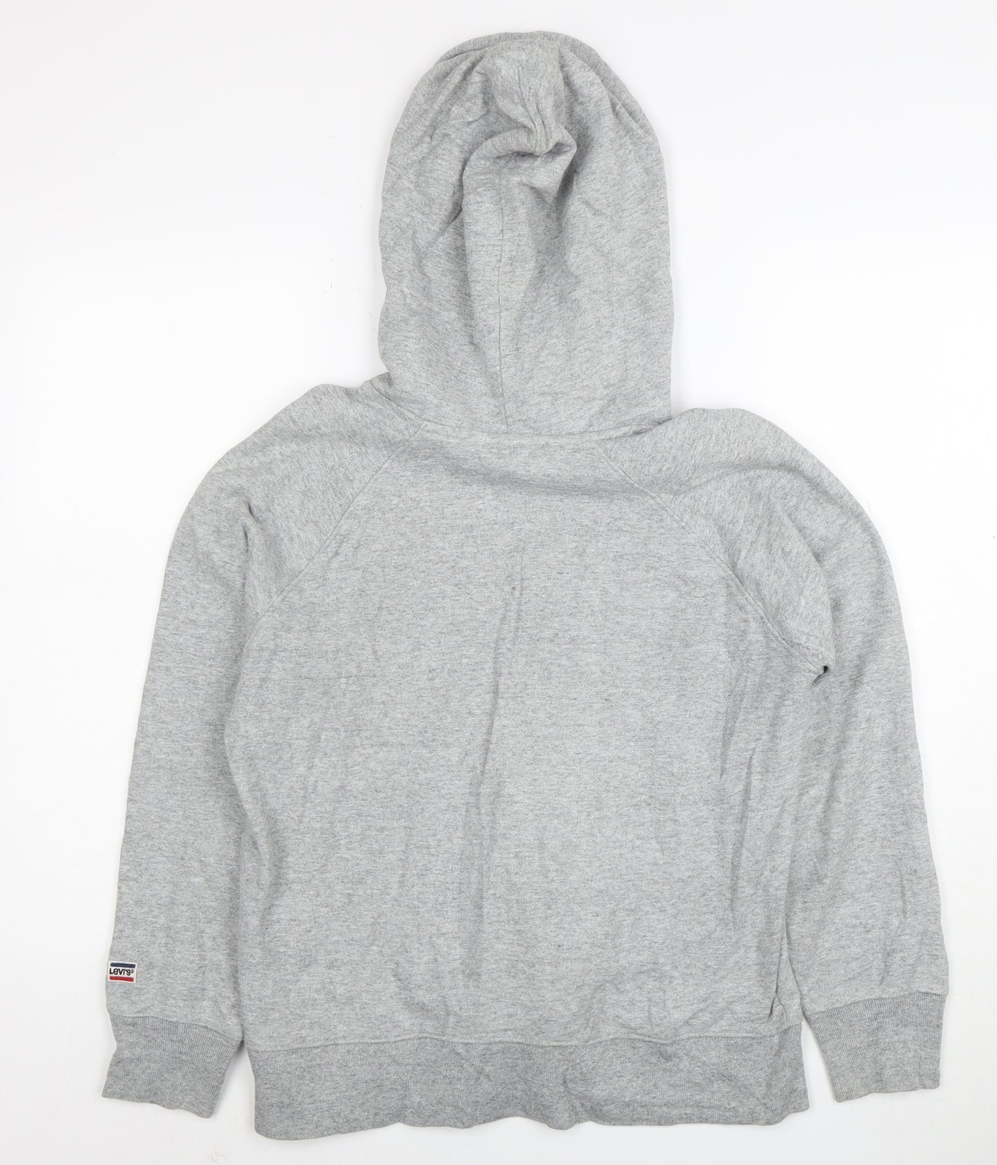 Levi's Men's Grey Logo Pullover Hoodie XS Long Sleeve Fleece