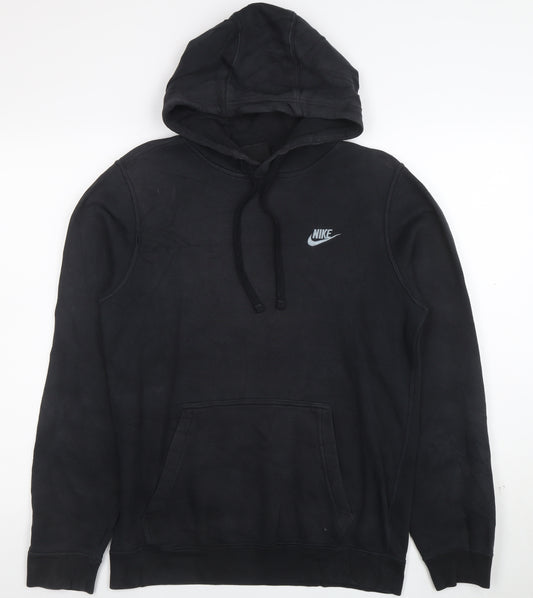Nike Men's Black Pullover Hoodie Small Fleece Sportswear
