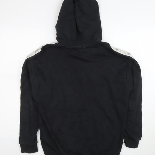 Adidas Women’s Black Hoodie Size 8 Pullover Trefoil Logo