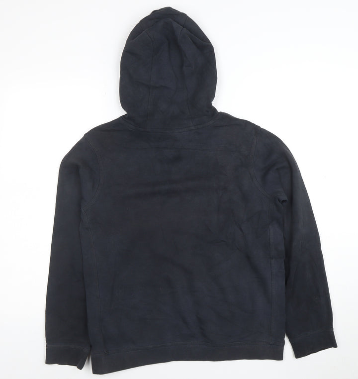 Nike Boys Black XL Pullover Hoodie Standard Fit Cotton Blend