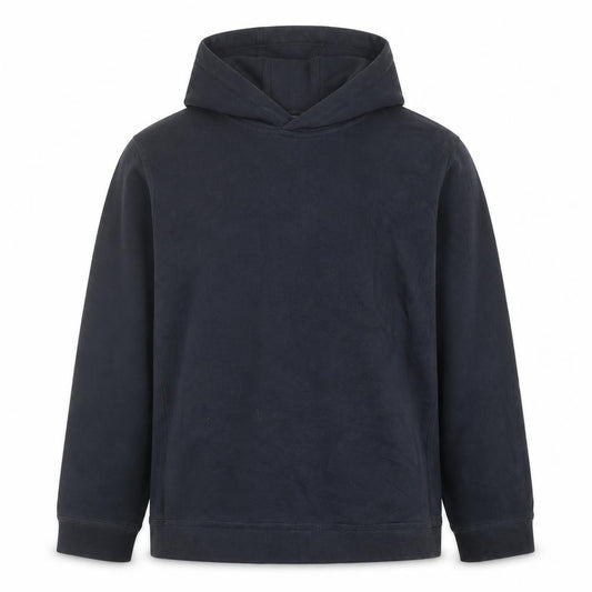 Front view of Nike boys’ black xl pullover hoodie standard fit cotton blend