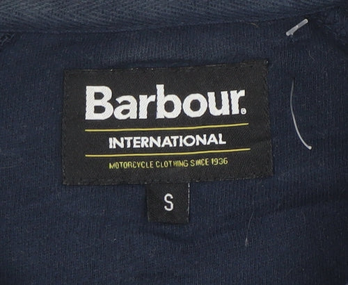 Barbour Men’s Blue Crew Neck Sweatshirt S Pullover Motorcycle Style