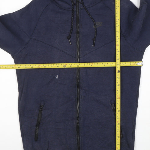 Nike Men's Blue Full Zip Hoodie Small Regular Fit