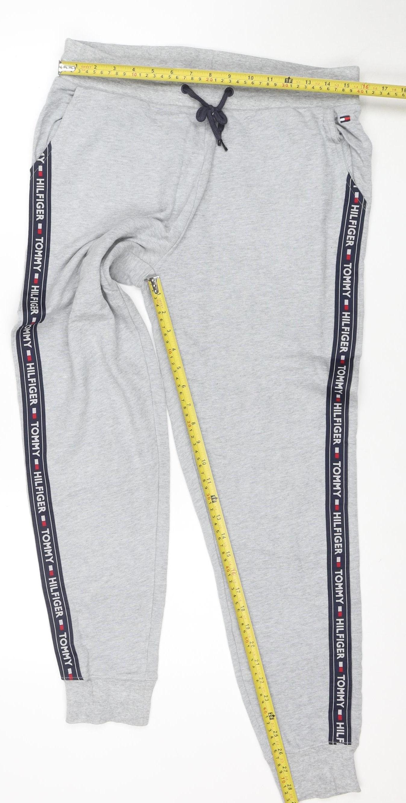 Tommy Hilfiger Men's Grey Jogger Sweatpants M Regular Fit