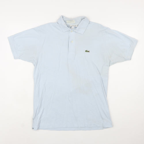 Lacoste Men's Blue Classic Fit Polo Shirt Size S Short Sleeve