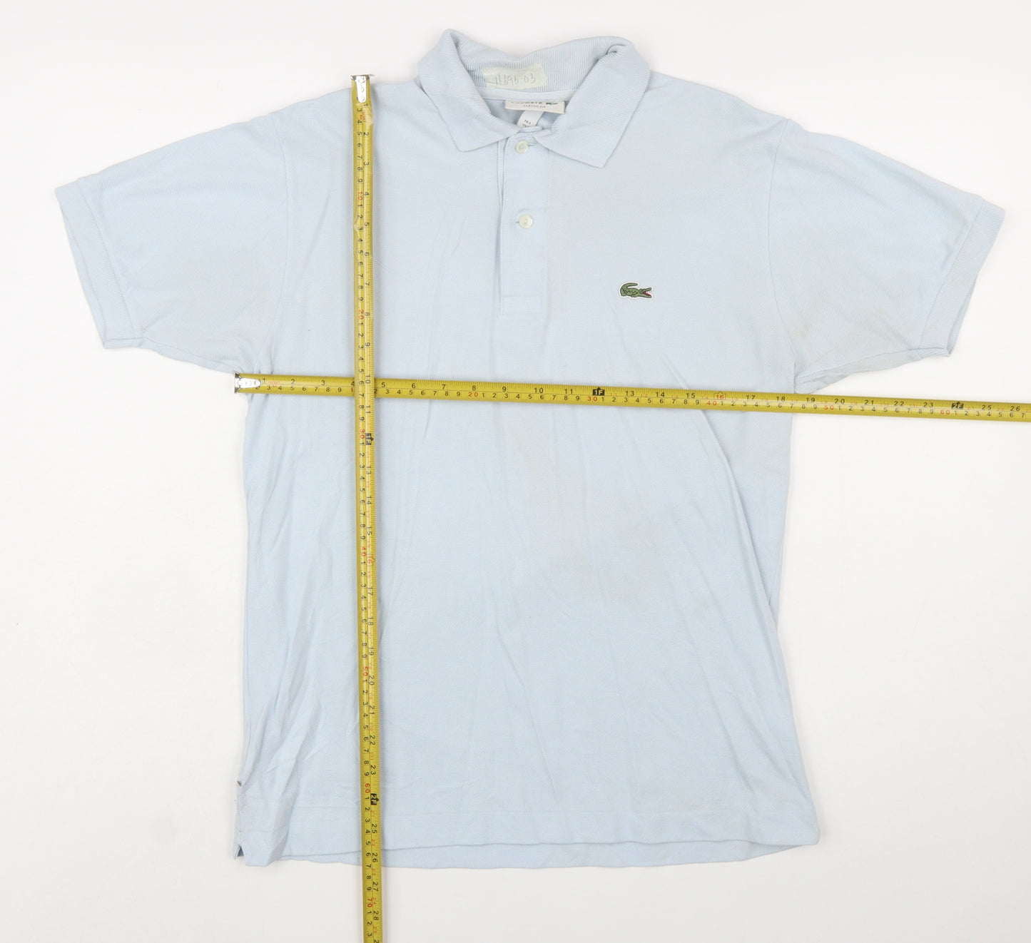 Lacoste Men's Blue Classic Fit Polo Shirt Size S Short Sleeve