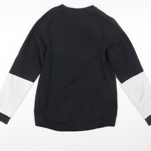Nike Men's Black & White Crew Neck Pullover Sweatshirt Size S