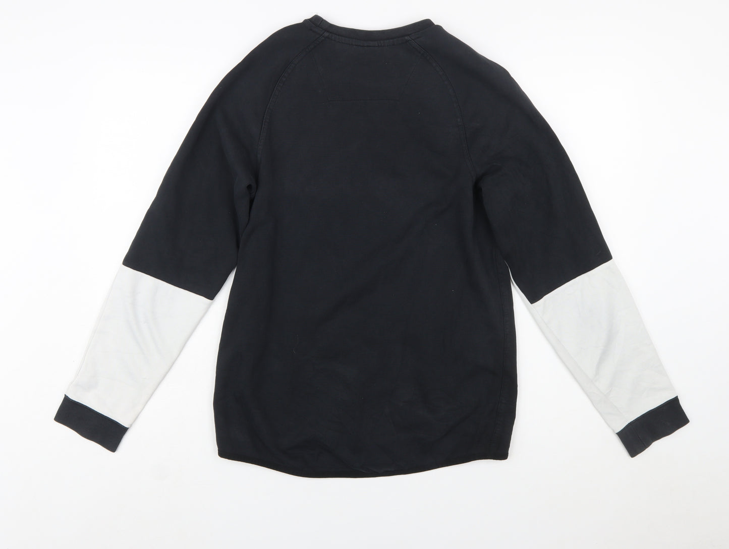 Nike Men's Black & White Crew Neck Pullover Sweatshirt Size S