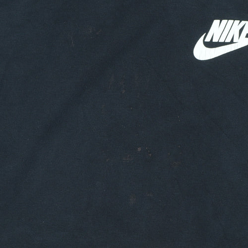 Nike Men's Black & White Crew Neck Pullover Sweatshirt Size S