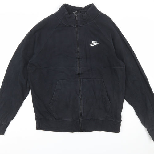 Nike Men's Black Full Zip Fleece Sweatshirt Size M