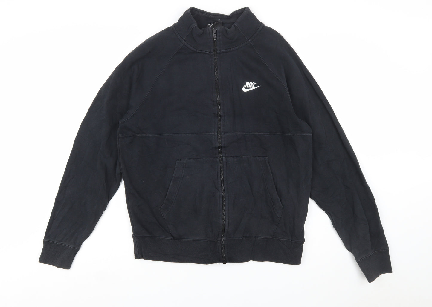 Nike Men's Black Full Zip Fleece Sweatshirt Size M