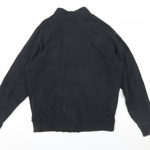 Nike Men's Black Full Zip Fleece Sweatshirt Size M