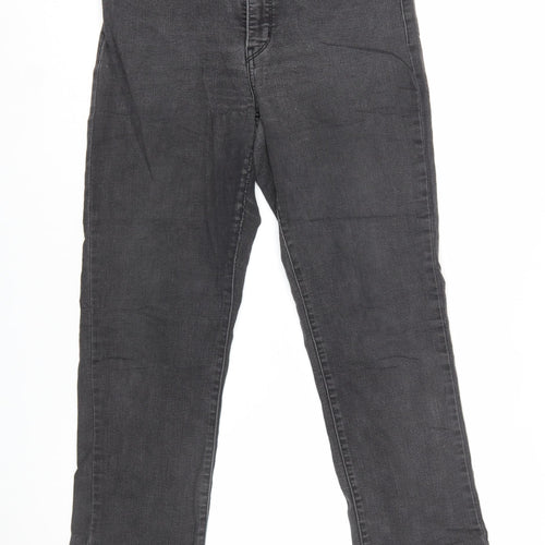 Levi's Women's Grey 314 Shaping Straight Stretch Jeans Size 31