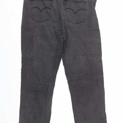 Levi's Women's Grey 314 Shaping Straight Stretch Jeans Size 31