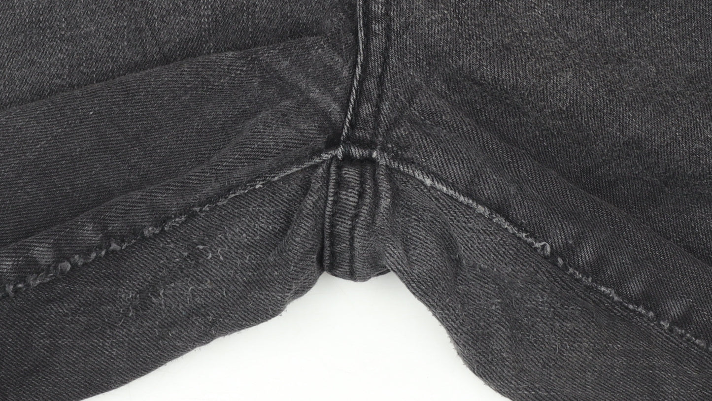 Levi's Women's Grey 314 Shaping Straight Stretch Jeans Size 31