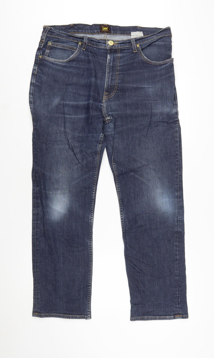 Lee Men's Blue Brooklyn Straight Denim Jeans W38 L30